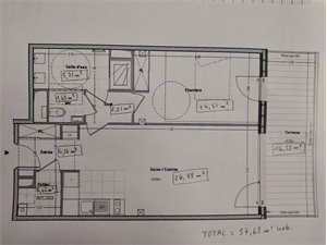 t2 à la vente -   49100  ANGERS, surface 14 m2 vente t2 - UBI461524289